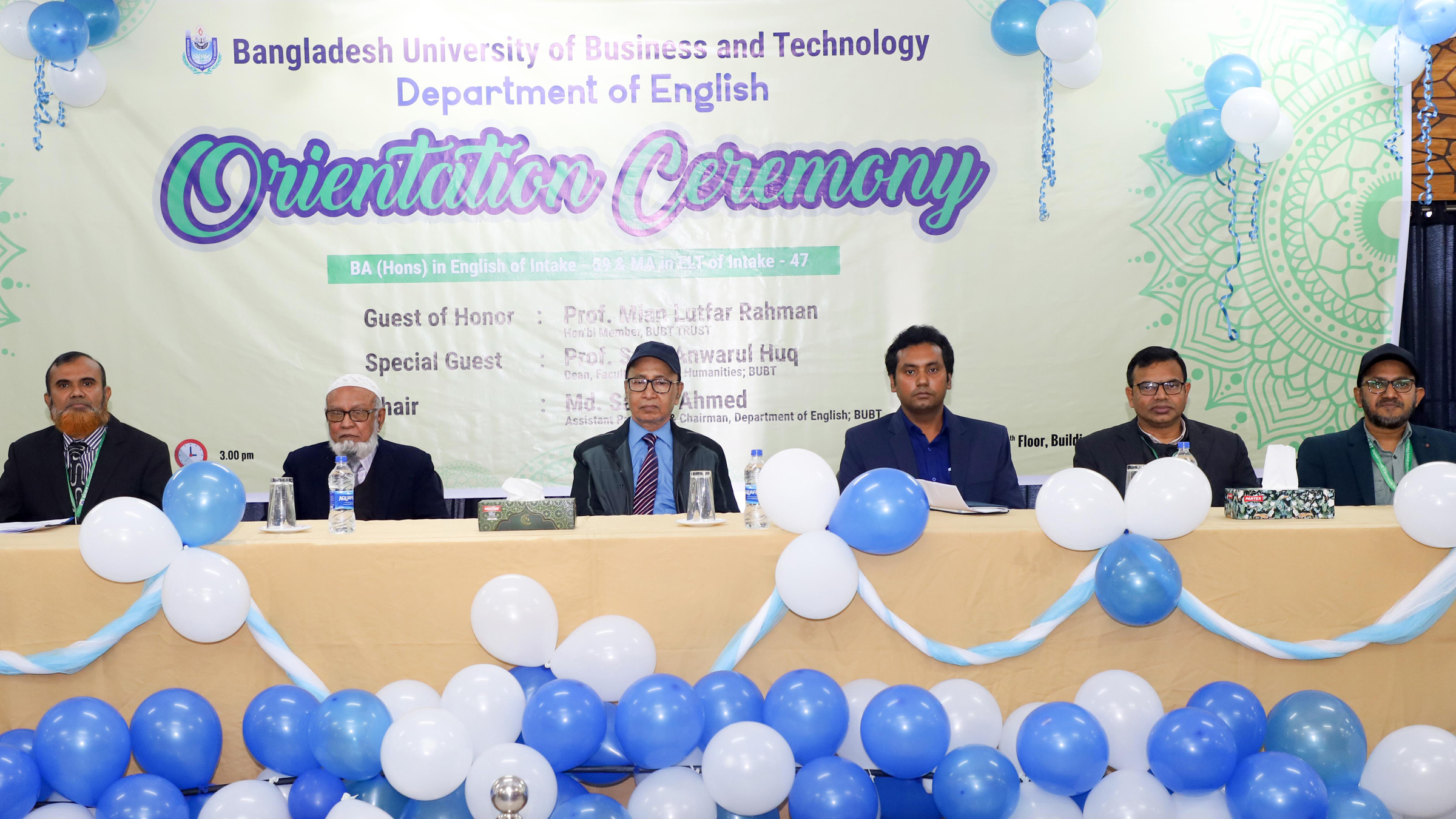 Freshers' Reception, Spring 2024